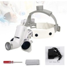 Dental medicinsk förstoringsglas 3.5x420mm Med LED 5W lampa justerbar elev avstånd