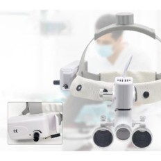Dental Medical Lupe 3.5x420mm Mit LED 5W-Lampe einstellbarer Pupillenabstand