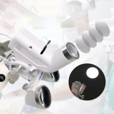 Zubni medicinski povećalo 3.5x420mm S LED 5W svjetiljkom podesivom učeniku udaljenosti