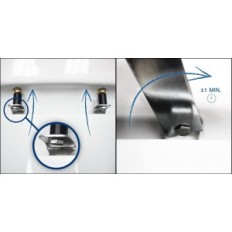 Estoli CR01001A SEDES BOARD Kompatibel med ideel standard Tonca Conca Gala 2000 White