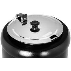 Elektrisk kjelkrukke for suppe 10 l Svart