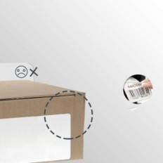 Self-adhesive labels BETCKEY 102x59 mm 10 rolls 5750 pcs.