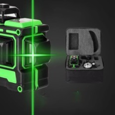 Oštećeni / rabljeni laserski laserski 3x360 ° Žene 12 linija zelena