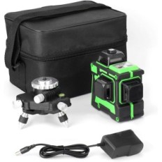 Beschädigter / gebrauchter Laserlaser 3x360 ° Geevororks 12 Linien grün