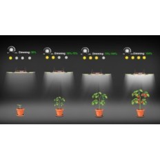 LED lemputė auginimui AUGALS AGLEX K400-02 K4000 Pilnas spektro Hydroponika 2024