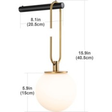 Lampada lampada senza fili wireless sulle batterie con telecomando 2 PCS. Mostra Peskoe