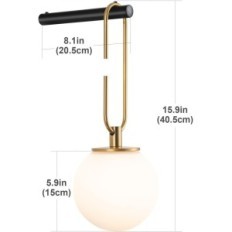 Lampada lampada senza fili wireless sulle batterie con telecomando 2 PCS. Mostra Peskoe