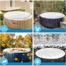 Used thermal cover for jacuzzi keagan 165 cm round inflatable