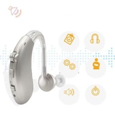 Britzgo A360 hallókészülék hordozható gyors töltés hosszú beige- ezüst akció