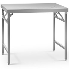 Roostevabast terasest toitlustuslaud kokkuklapitavad 100 x 60 cm