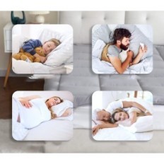 PROTECTOR DE MATERROS 140x200 cm Hilos para cama de algodón de algodón