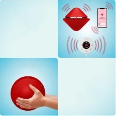 Alarme da piscina do Wi-Fi da Boia da Boia da Buia do BCONE com a aplicação e a exposição Alex