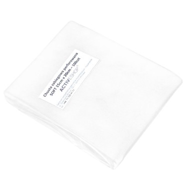 Engångs kirurgiska scarfar, perforerade, 100 styck 15x20 cm vita — förpackning