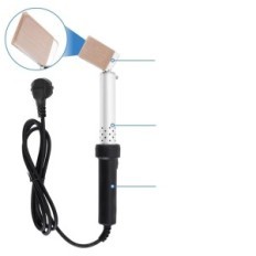 Electric spherwater for round PU strips with soldering iron with scissor and terminals