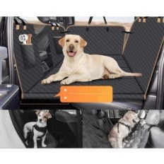 Capa do cão para assento de carro traseiro LUGSPRING À Prova D 'Água BP-682029BKL01