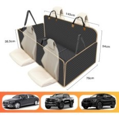 Cubierta de la estera del perro para el asiento del coche trasero impermeable Lekspring BP-682029BKL01