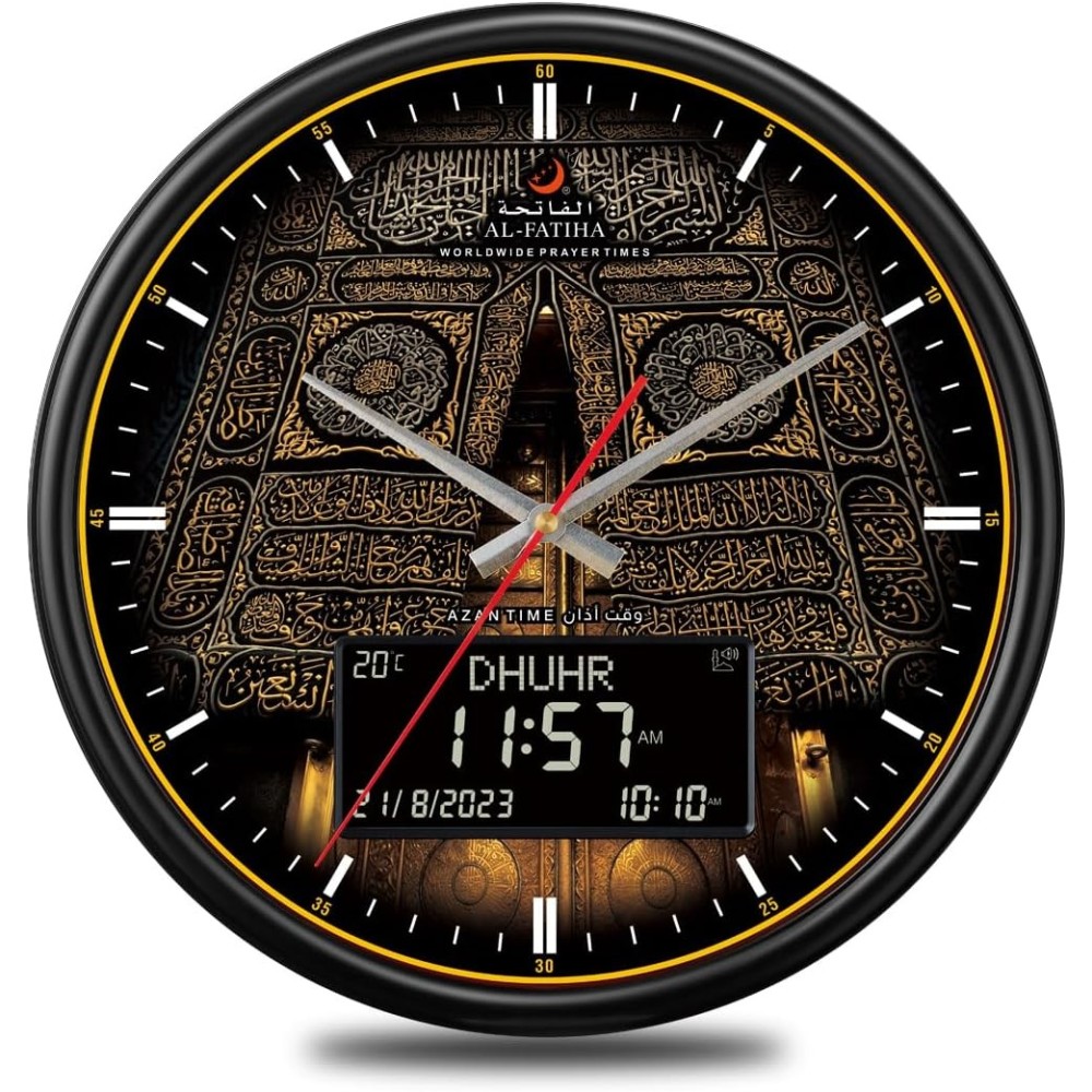 Digital Azan Prayer Clock til Home / Office / Azan-Uhr Mosque Udstilling