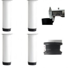 Møbelben Miguwor White 30cm for bord og skap