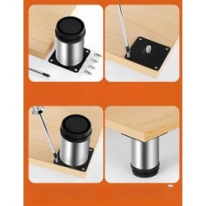 Mēbeļu kājas Miguwor White 30cm galdiem un skapjiem