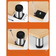 Møbelben Miguwor White 30cm for bord og skap