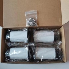 Pernas de móveis Miguwor branco 30cm para mesas e armários