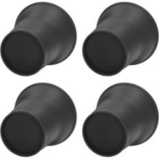 Lifts for Furniture PLPLAOO 6 inches for lifting the bed Sofa 4 pcs. Black