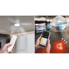 Griestu ventilators Ø106cm Blitzwill CM301-ES tālvadības pults un lietojumprogramma 6 pārnesumu lietojumprogramma