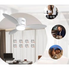 Stropní ventilátor Ø106cm blitzwill cm301-EU dálkové ovládání a aplikace 6 zařízení