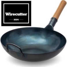 Wok Steel Yosukata 123-34cm Temperado Flat DNO para indução e agitação fritar