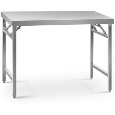 Labor-Edelstahl-Tisch-Falten 120 x 70 cm