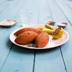 Wegwerfbare biologisch abbaubare Platten mit Palmblättern Biozoyg 15 cm 125zt.