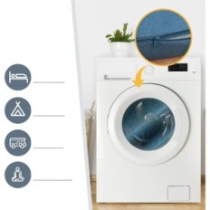 Futon maxyoyo 71x190cm στρώμα πτυσσόμενο φορητό υποαλλεργικό με λαβή