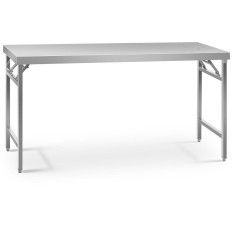 Roostevabast terasest tabeli toitlustus kokkuklapitavad 180 x 60 cm