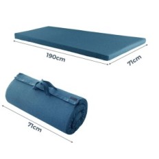 Futon Maxyoyo 71x190cm patja taitettava kannettava hypoallergeeninen kahvalla