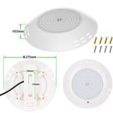 Lámpara de lavabo Ultrapładka Lylmle 35 en relleno con resina 12V de montaje en superficie de CA