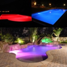 Kasutatud LYLMLE PAR56 35W Pool LED-tulede RGB IP68 Remote 12V AC