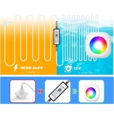 Használt LED medence világítás vezeték nélküli LyLmLe 20 W 12 V IP68