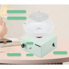 Mini elektriline keraamika ring 10cm Huanyu Green 0-2000rpm Set 27 tööriista