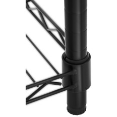 Étagère de stockage en fil métallique ajouré 3 étagères 60 x 35 x 77 cm jusqu'à 120 kg