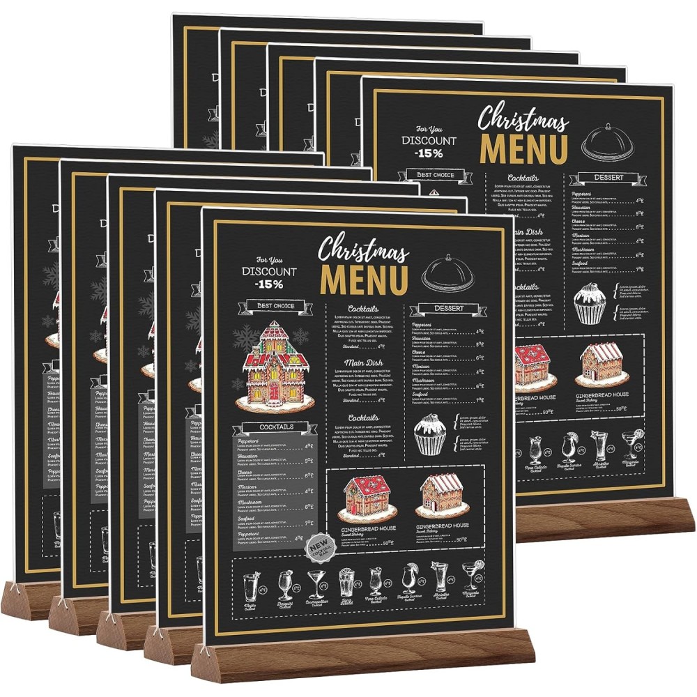 A4 acrylic handles on the Documents menu and price lists 10 Exhibition