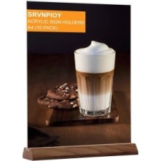 A4 acrylic handles on the Documents menu and price lists 10 Exhibition