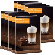 A4 Acryl-handgrepen op het menu Documenten en prijslijsten 10 tentoonstelling