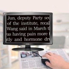 Skaitmeninis elektroninis didinimas su skaitymo pelės maitinimo palaikymo USB