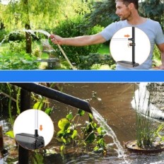 Nepilnīga saules dīķis 35W biling dīķim ar 1600L / h filtru un strūklaku