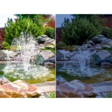 Stagno solare incompleto per uno stagno di biling da 35 W con filtro e fontana da 1600L / h