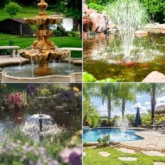 Lagoa solar incompleta para uma lagoa de bilagem 35w com um filtro 1600L / H e fonte