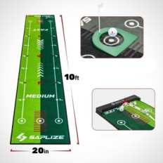 Mata för att sätta SAPLIZE 20 'x 10' med en spegel av glidning för golf hemma och utomhus