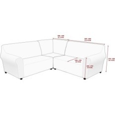 Cubrir para la esquina de Velor l Mingpinhuius. Flexible 5-cama antideslizante