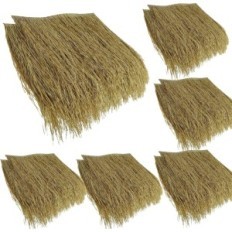 Thatch Palm Artificial Roofing 30 stk. Gul hage patio