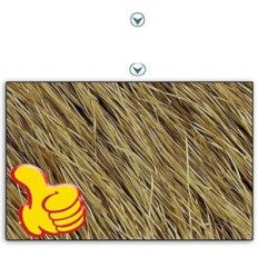 Thatch Palm Umělé střešní krytiny 30 ks. Žlutá zahradní terasa